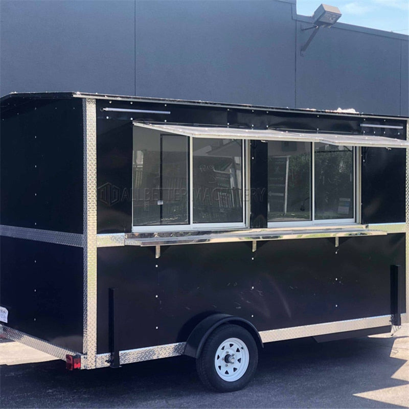 Full Equipment Restaurant Food Truck with Air Conditioner